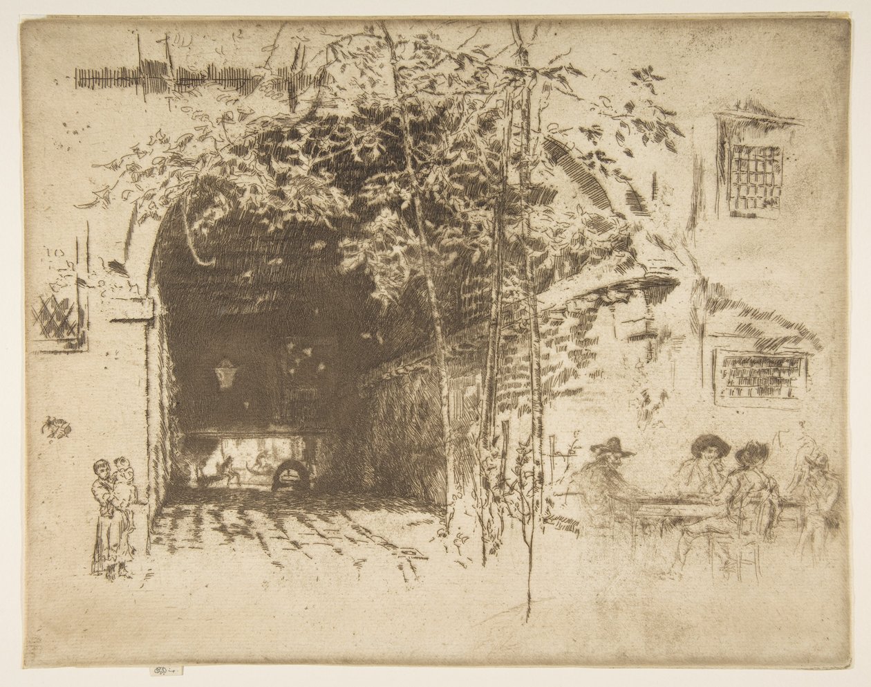 The Traghetto, č. 2 od James McNeill Whistler