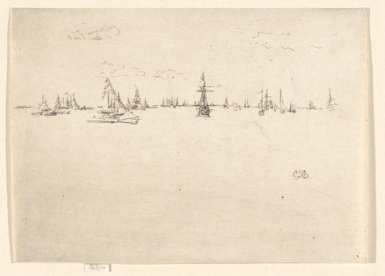 Věžová loď, z Jubilejní sady od James Abbott McNeill Whistler