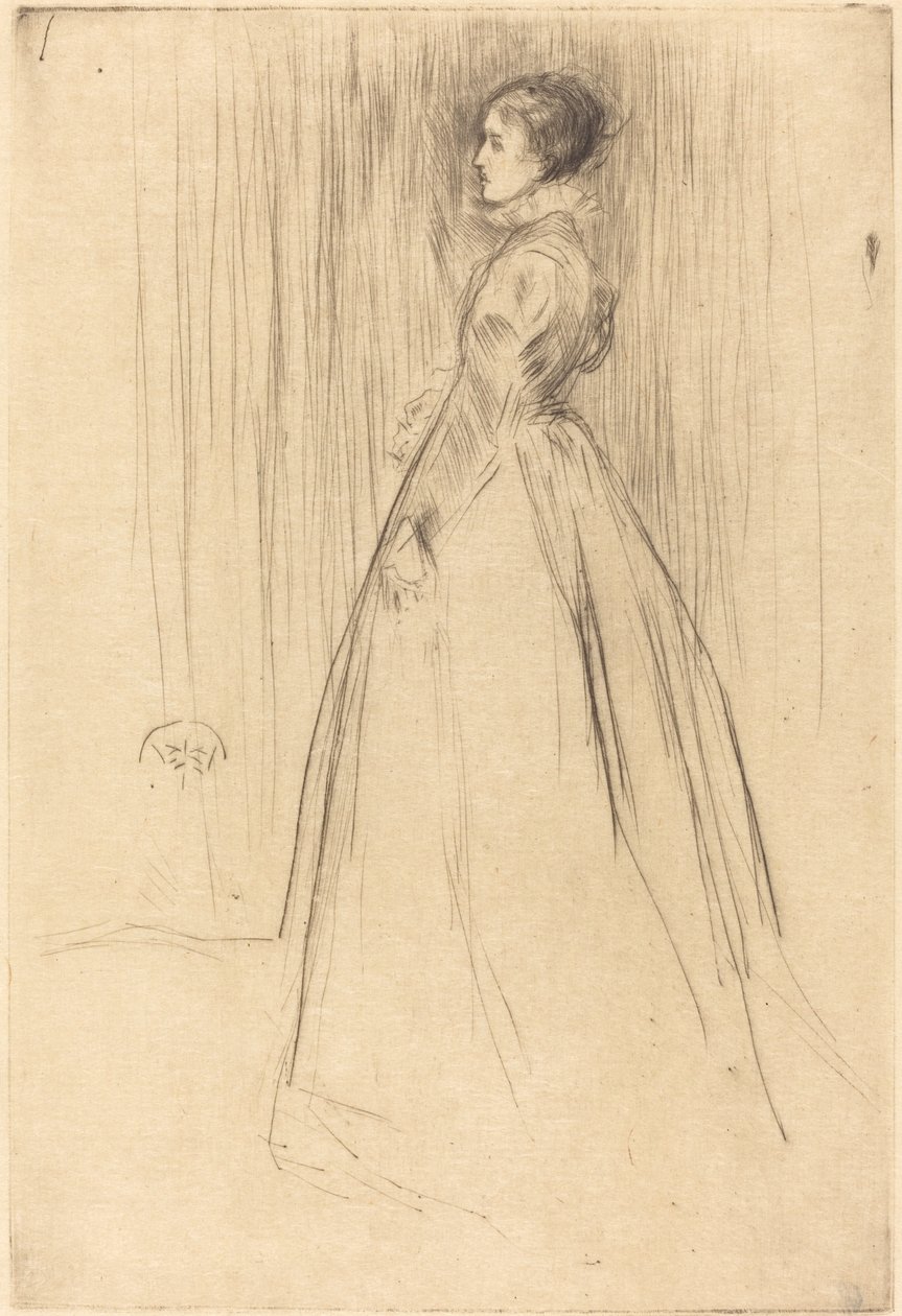Sametové šaty od James Abbott McNeill Whistler