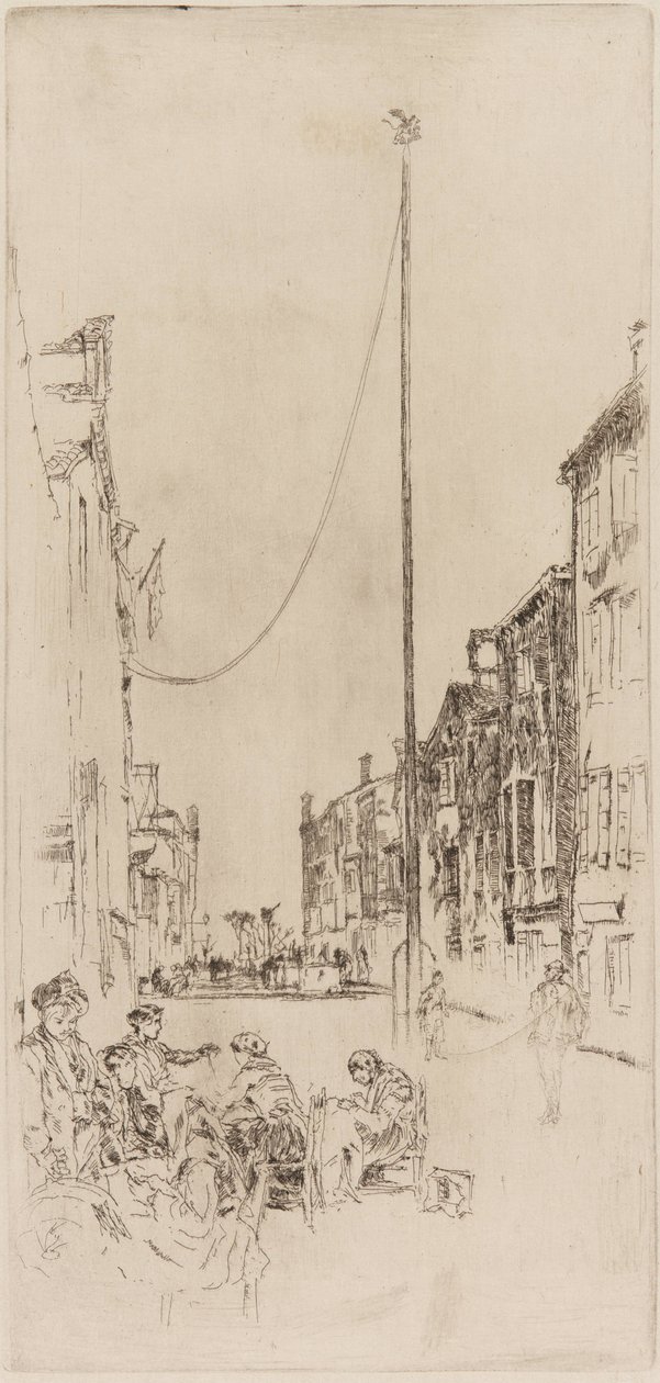 Benátský stožár od James Abbott McNeill Whistler
