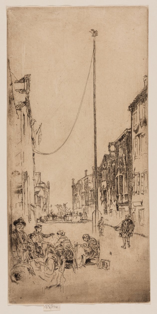 Benátský stožár od James Abbott McNeill Whistler