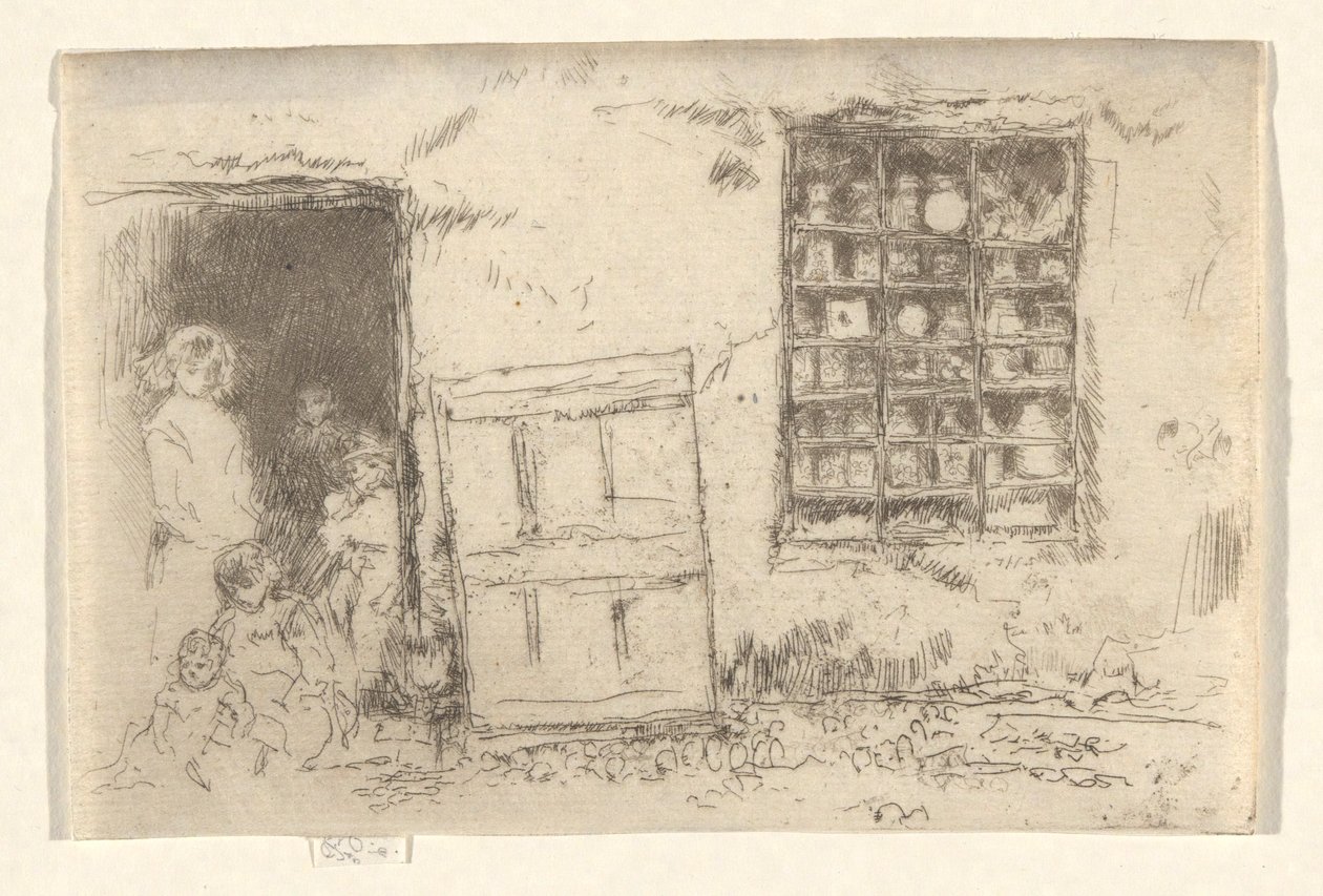 Vesnická cukrárna od James Abbott McNeill Whistler
