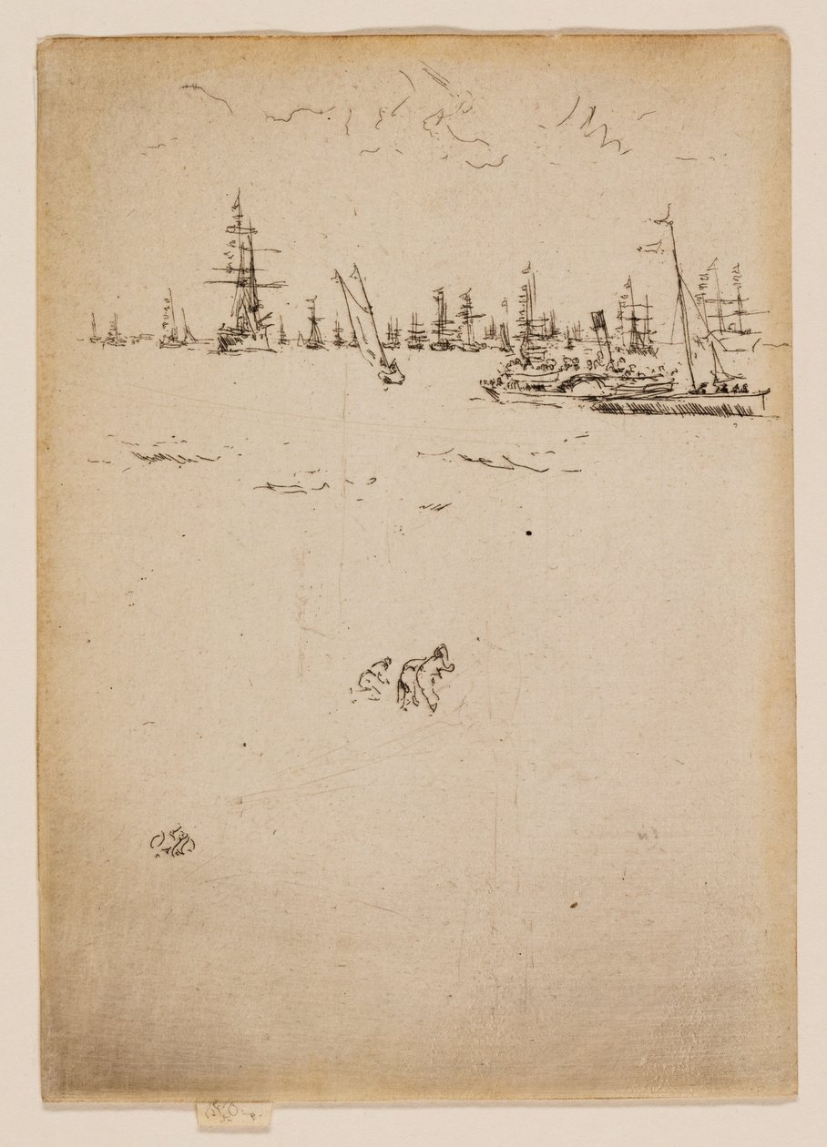 Loď pro návštěvníky od James McNeill Whistler