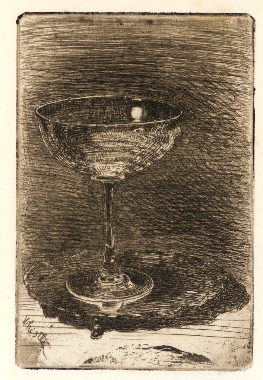 Sklenice na víno od James Abbott McNeill Whistler