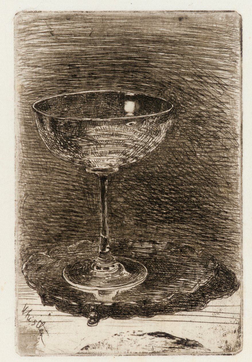 Sklenice na víno od James Abbott McNeill Whistler