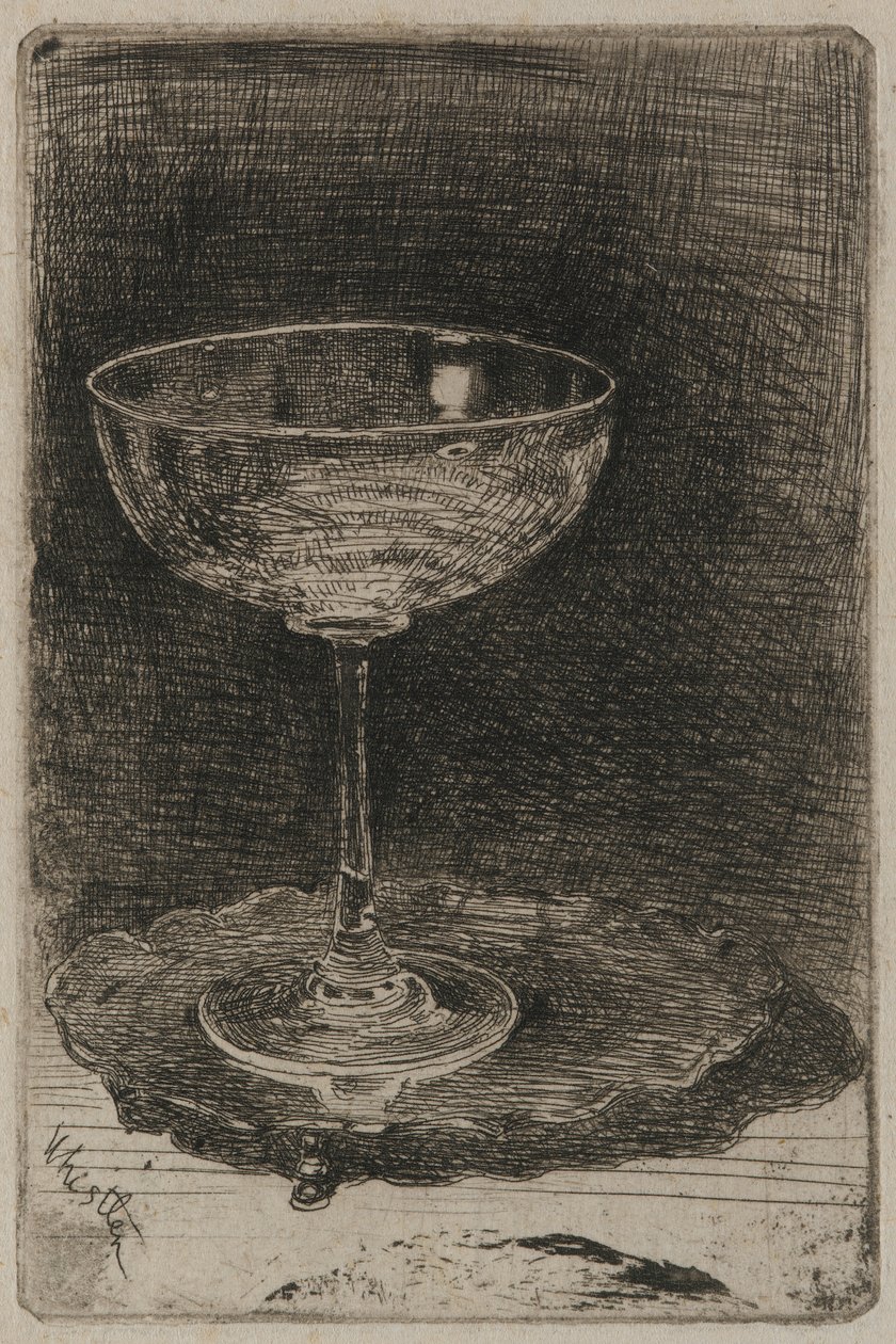 Sklenice na víno od James Abbott McNeill Whistler