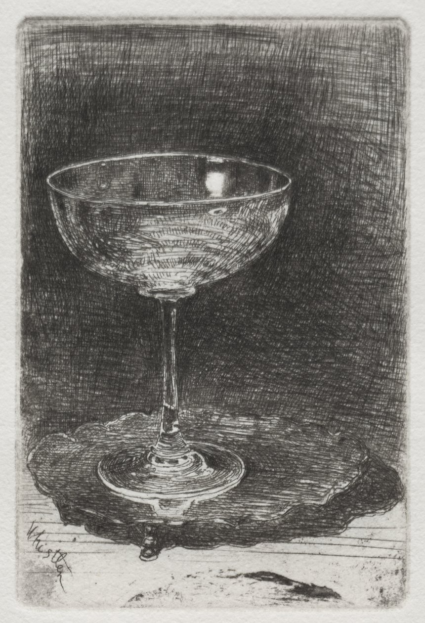 Sklenice na víno od James McNeill Whistler