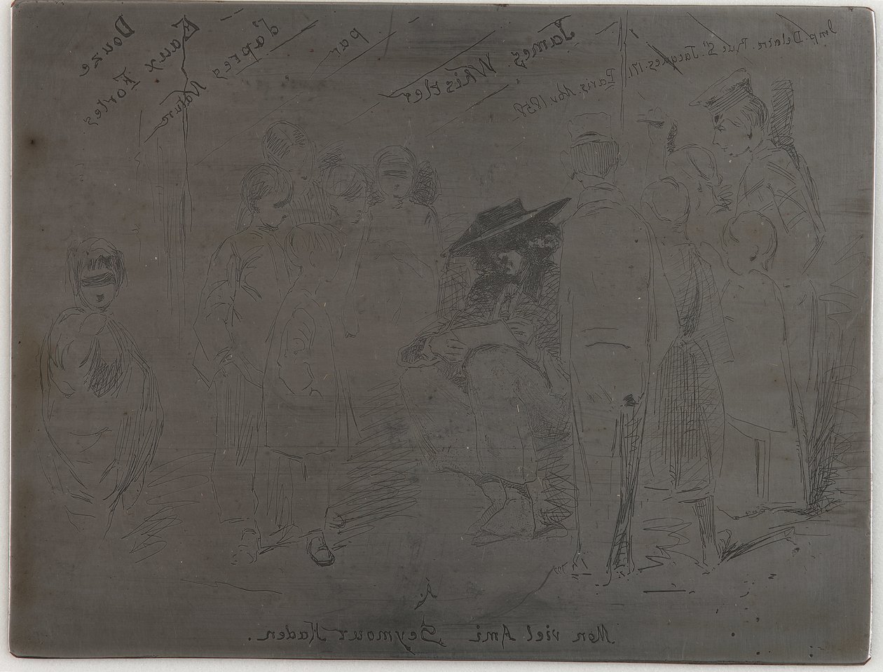 Název francouzského souboru od James Abbott McNeill Whistler