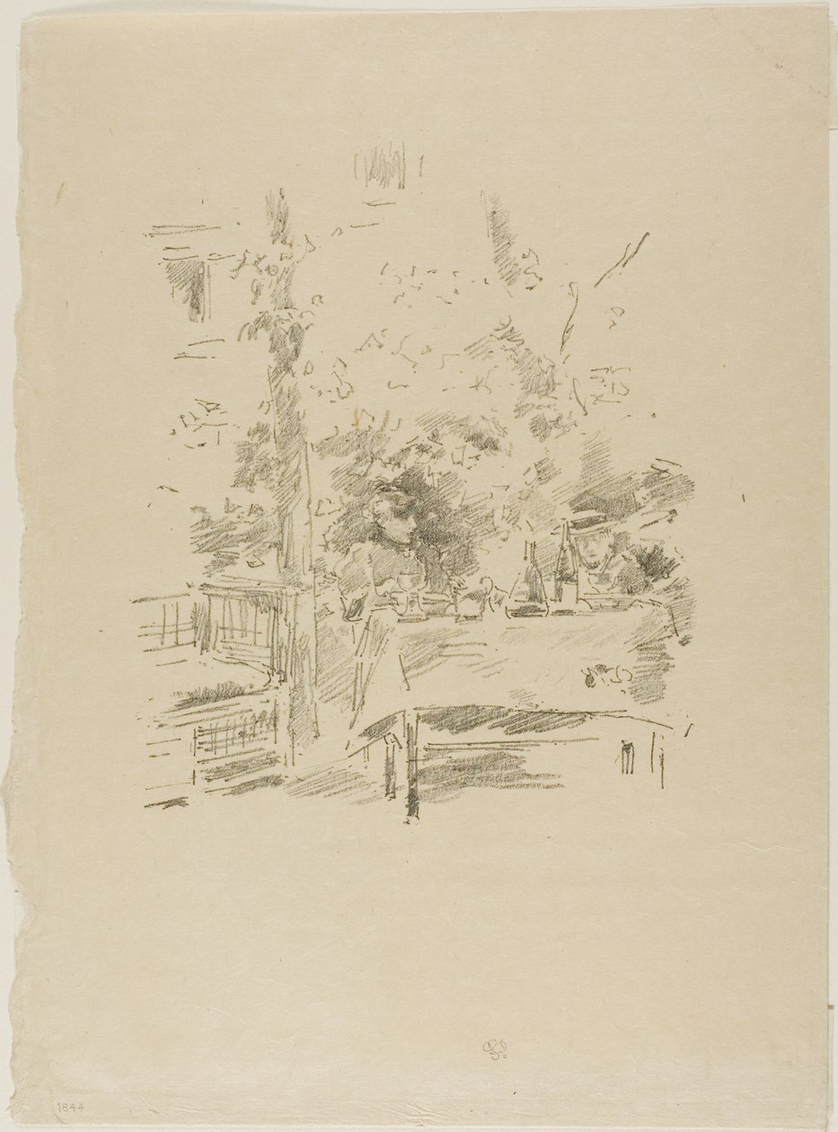 Tête-à-tête v zahradě od James McNeill Whistler