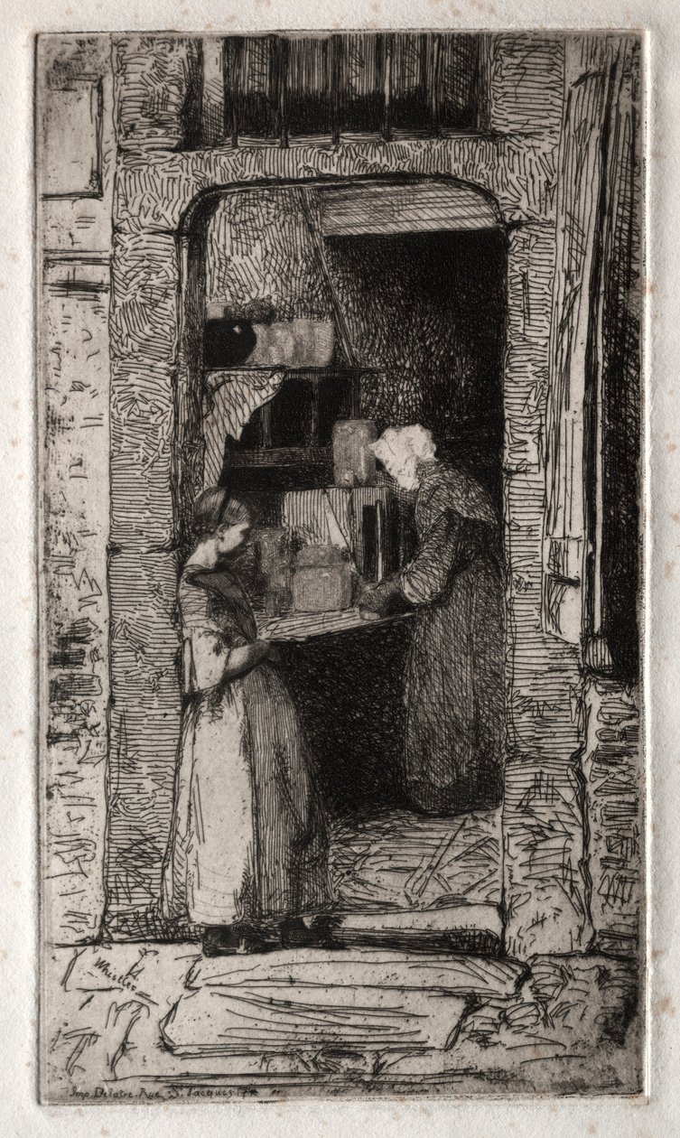 Dvanáct leptů z přírody:  La Marchande de Moutarde od James McNeill Whistler