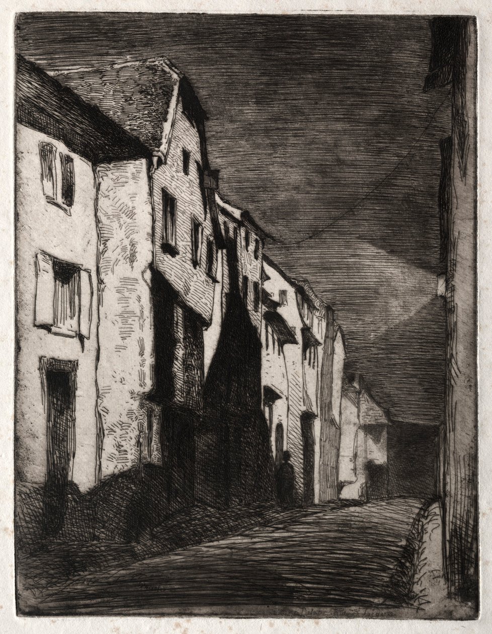 Dvanáct leptů z přírody:  Ulice v Saverne od James McNeill Whistler