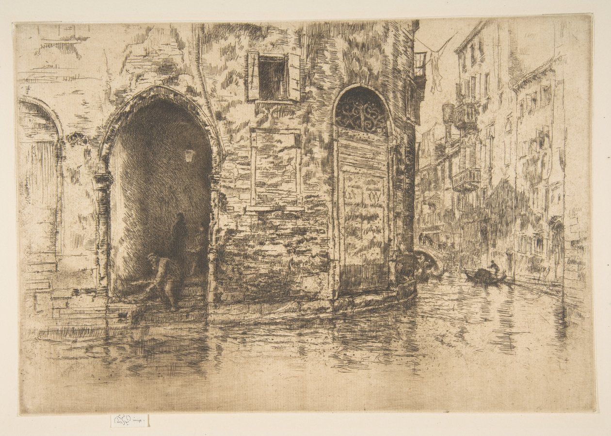 Dva vchody od James McNeill Whistler