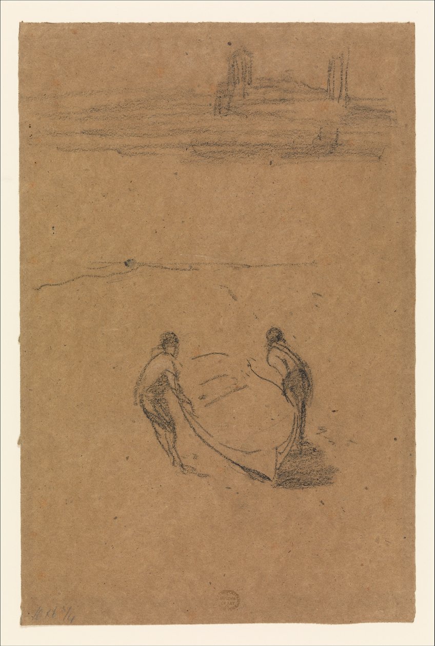 Zwei Männer und ein Boot od James McNeill Whistler