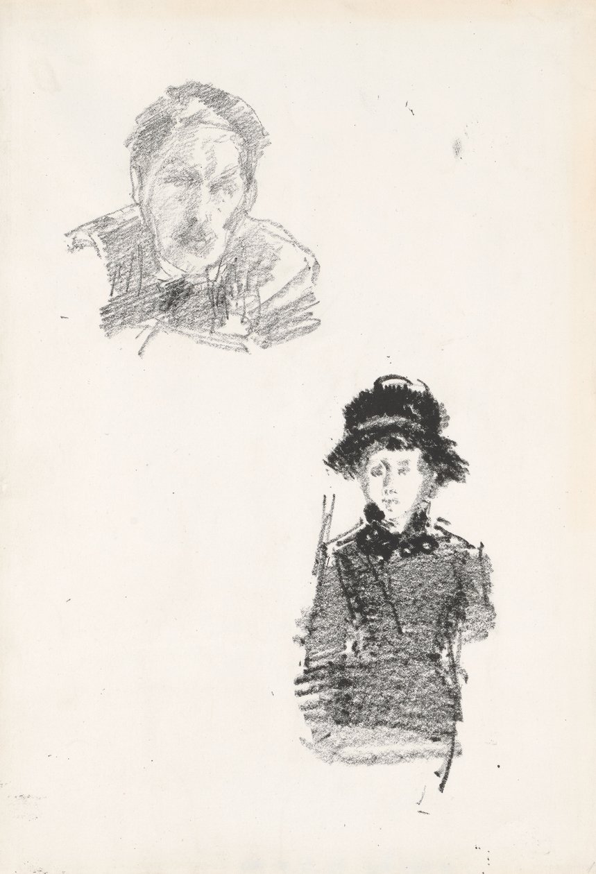 Dvě skici od James McNeill Whistler