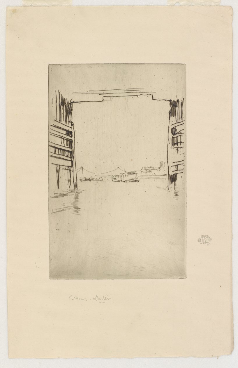 Pod starým mostem Battersea od James Abbott McNeill Whistler