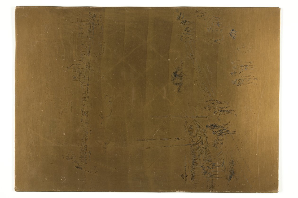 Vzpřímené Benátky od James Abbott McNeill Whistler