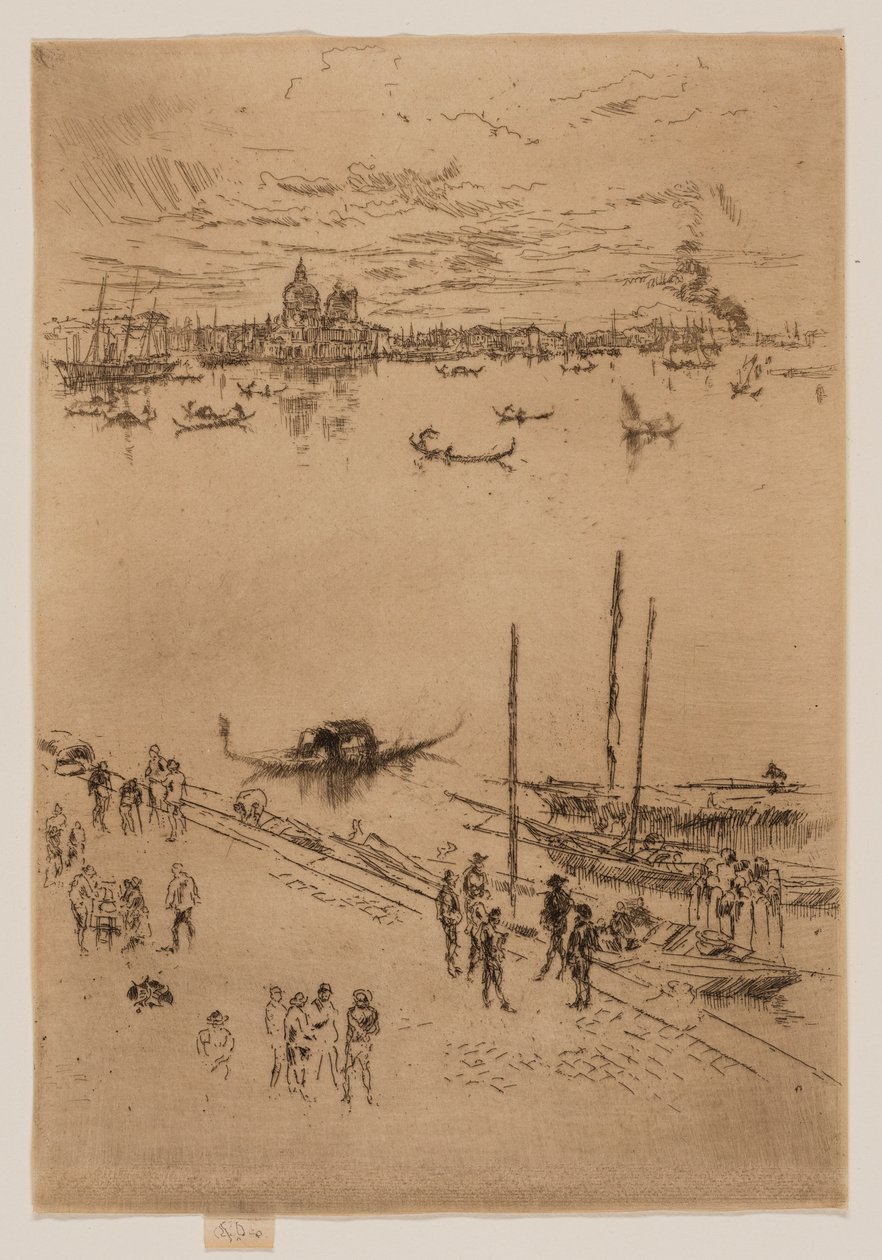 Vzpřímené Benátky od James Abbott McNeill Whistler