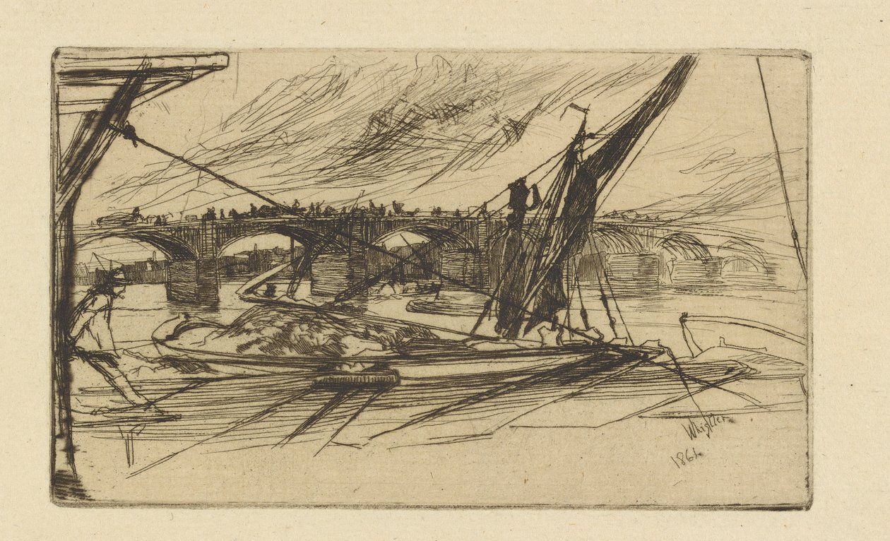 Most Vauxhall od James Abbott McNeill Whistler