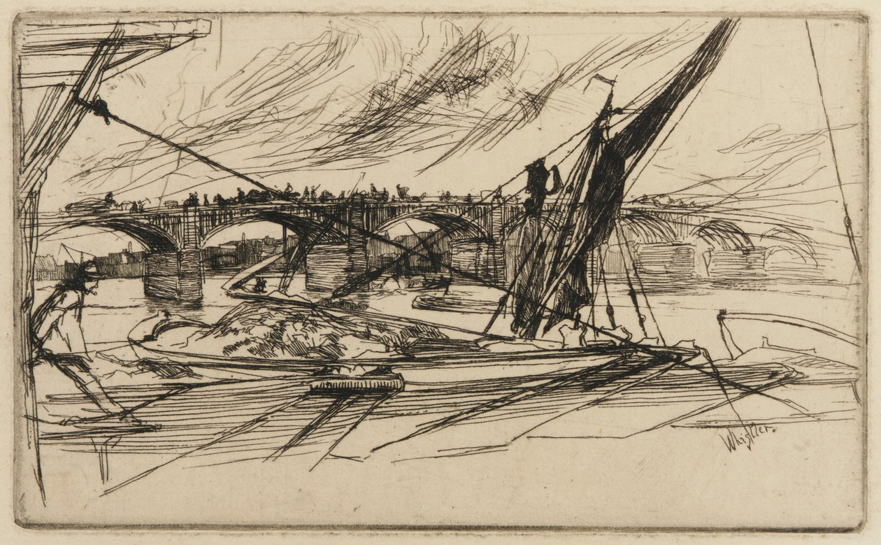 Most Vauxhall od James Abbott McNeill Whistler