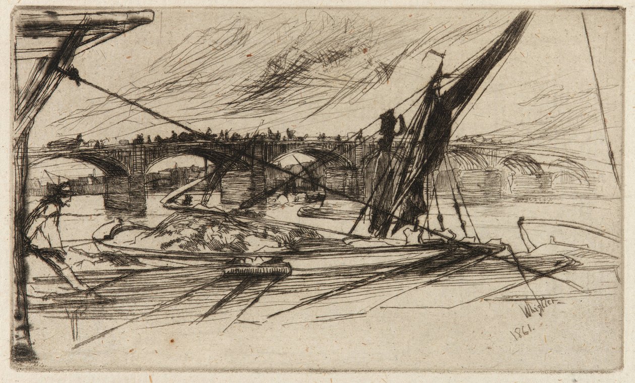 Most Vauxhall od James Abbott McNeill Whistler