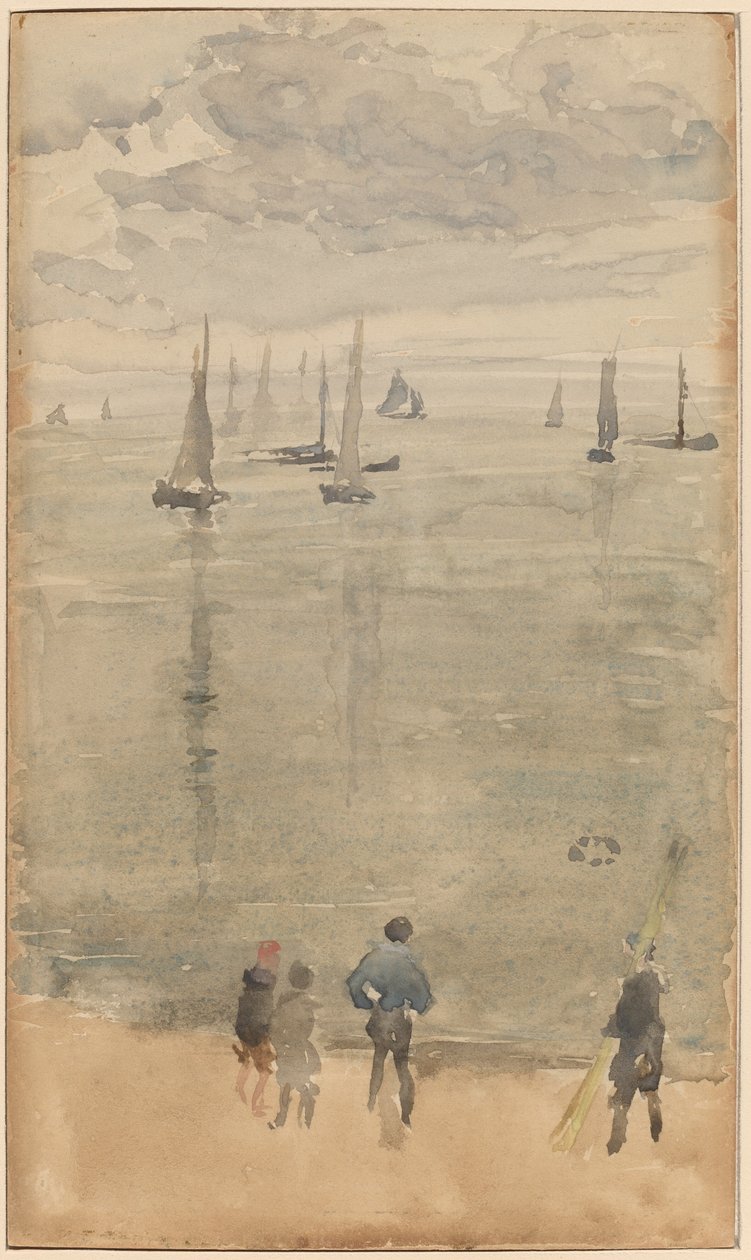 Violet [Poznámka?]...Návrat rybářských člunů od James Abbott McNeill Whistler