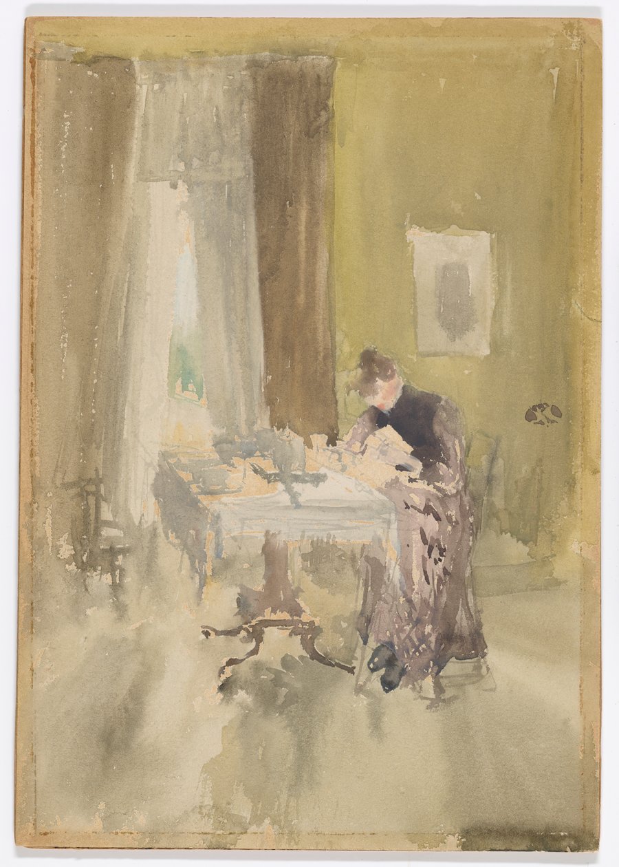 Fialový a jantarový čaj od James Abbott McNeill Whistler