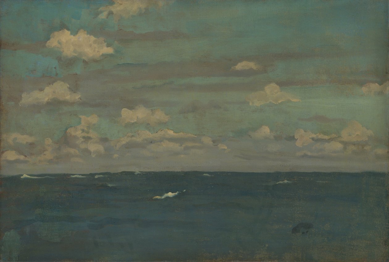 Fialová a stříbrná - Hluboké moře od James McNeill Whistler