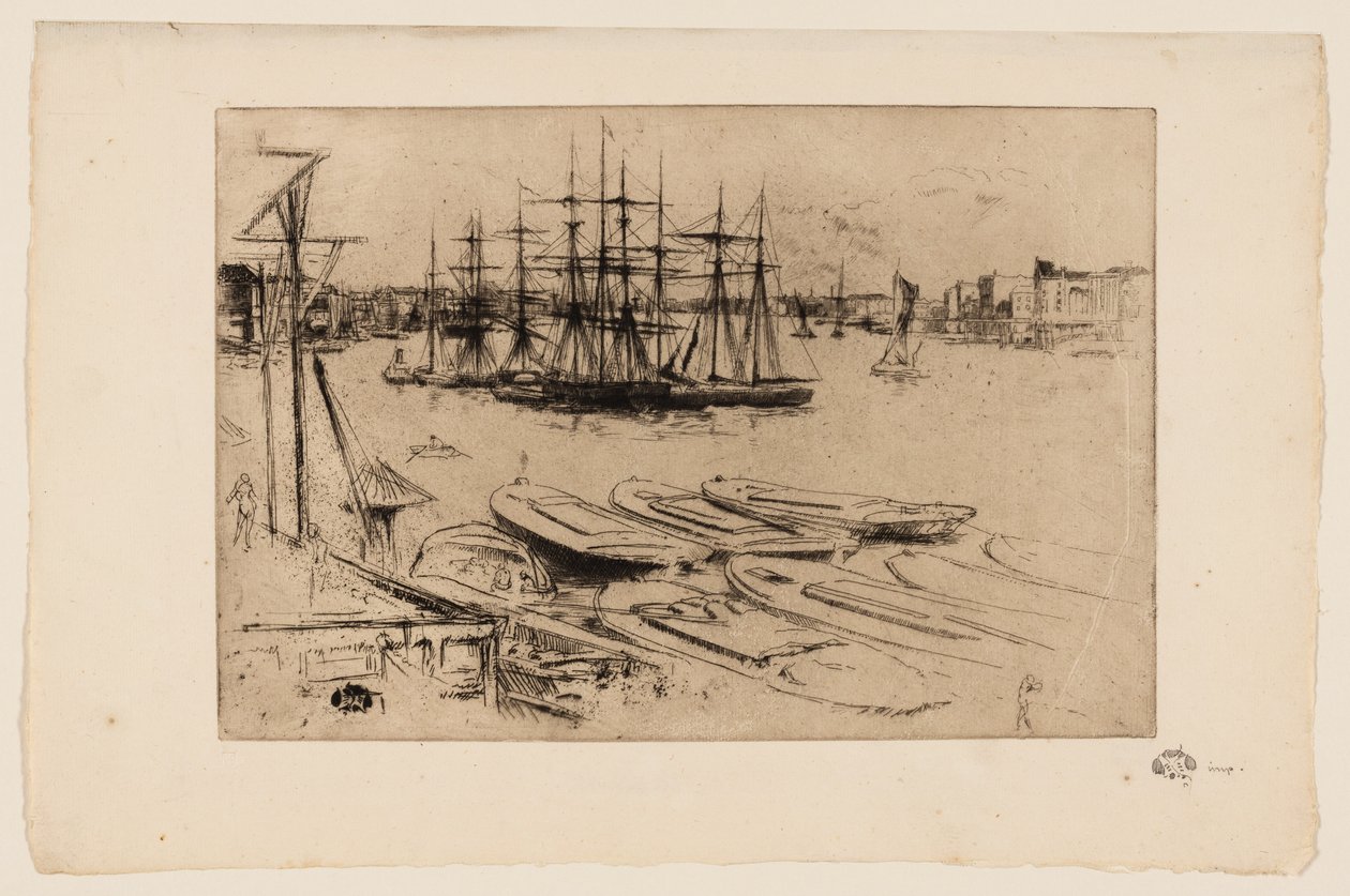 Wapping - The Pool od James Abbott McNeill Whistler