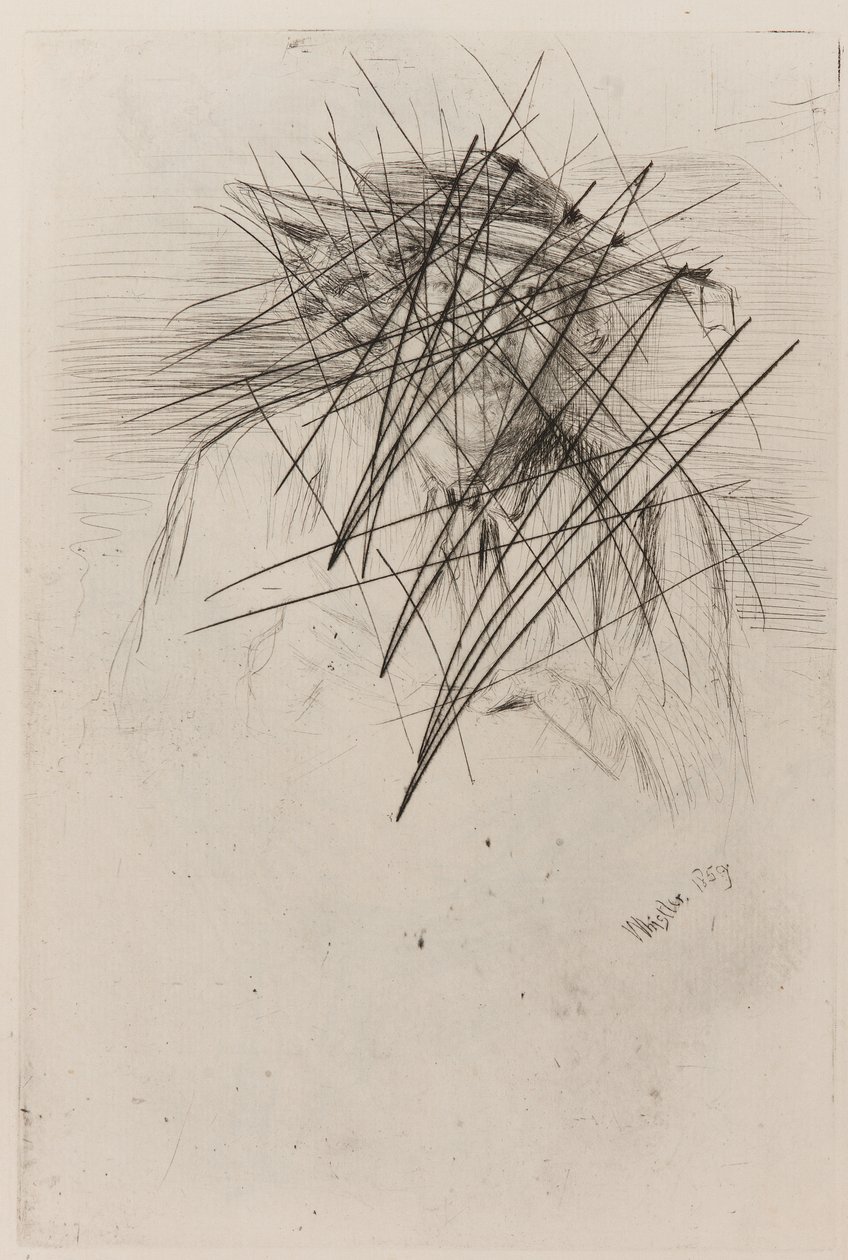 Whistler s kloboukem od James Abbott McNeill Whistler