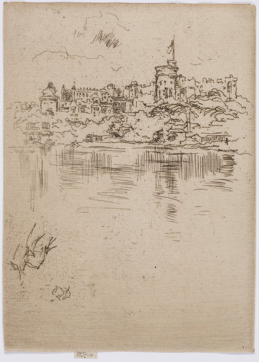 Windsorský zámek od James Abbott McNeill Whistler