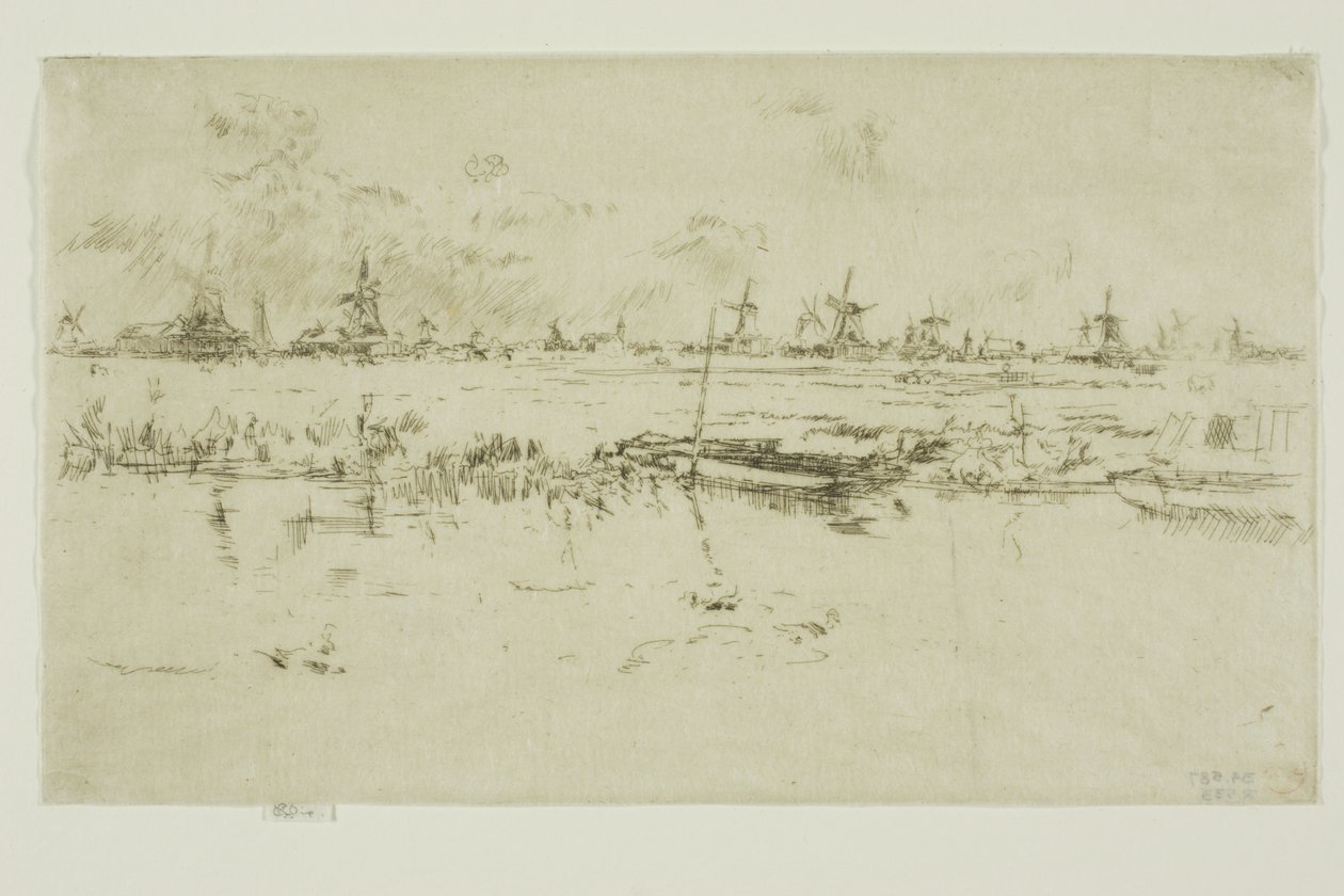 Zaandam od James Abbott McNeill Whistler