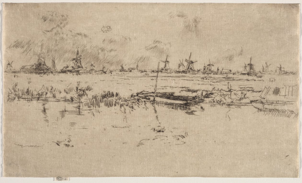 Zaandam od James McNeill Whistler
