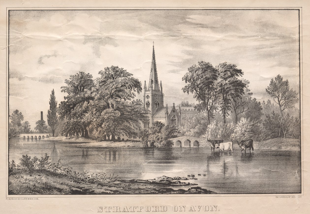 Stratford na Avonu. od James Merritt Ives