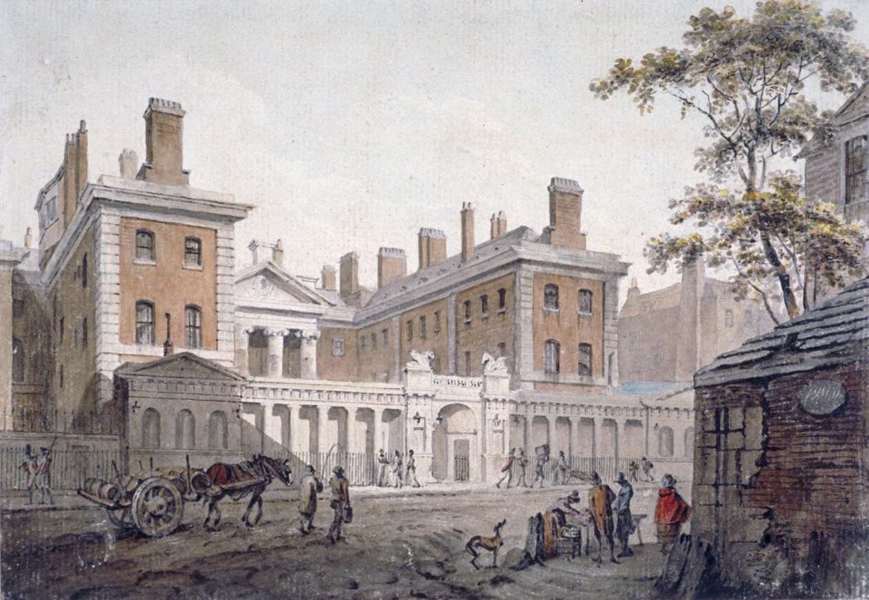 Admiralita, Whitehall, Londýn, 1796 od James Miller