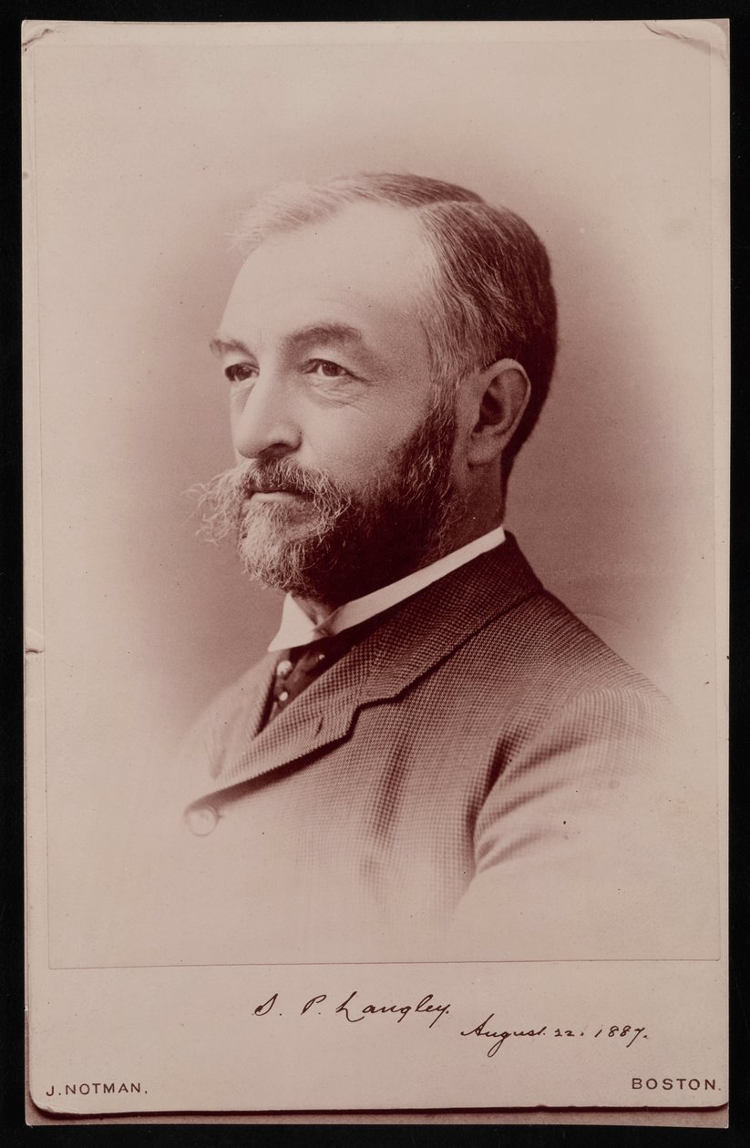 Portrét Samuela Pierponta Langleyho 1834-1906, 22. srpna 1887. od James Notman