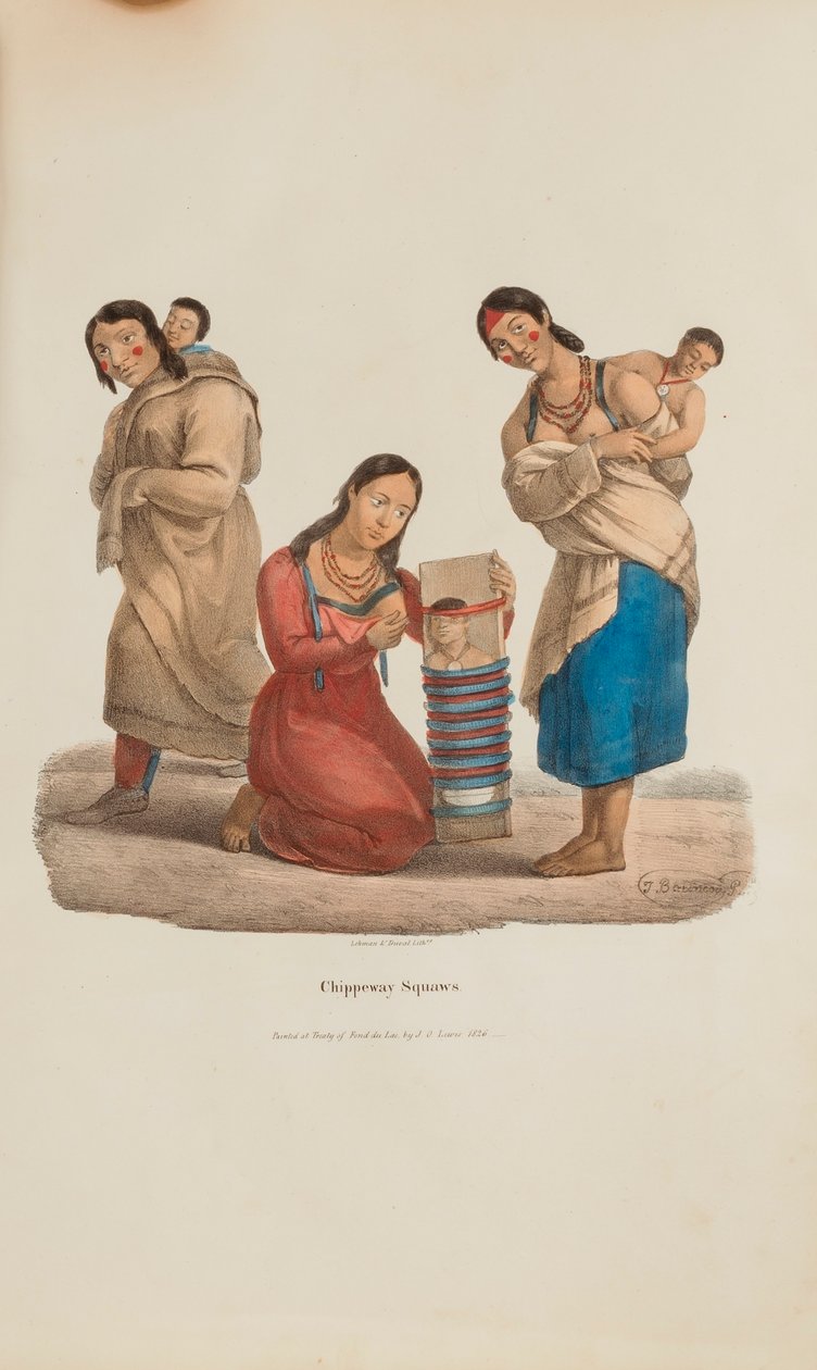 Chippeway Women, z portfolia domorodců od James Otto Lewis