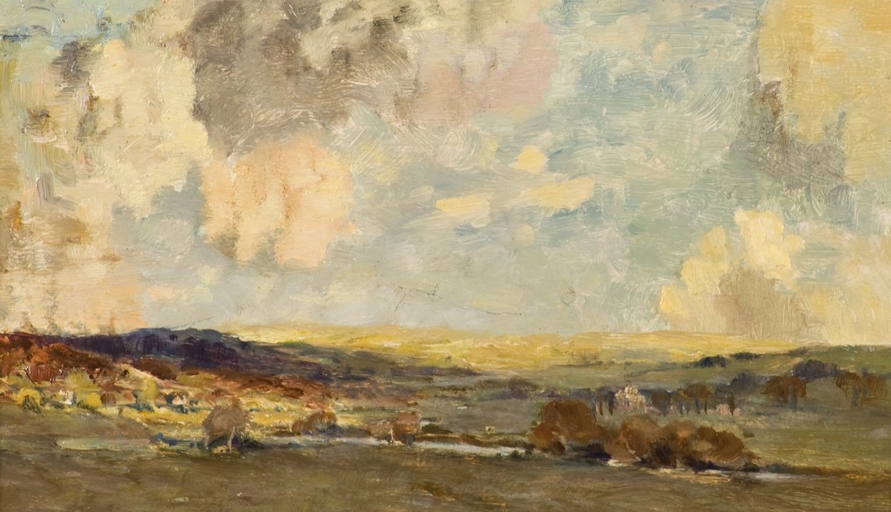 Sketch for Borderland (olej na palubě) od James Paterson