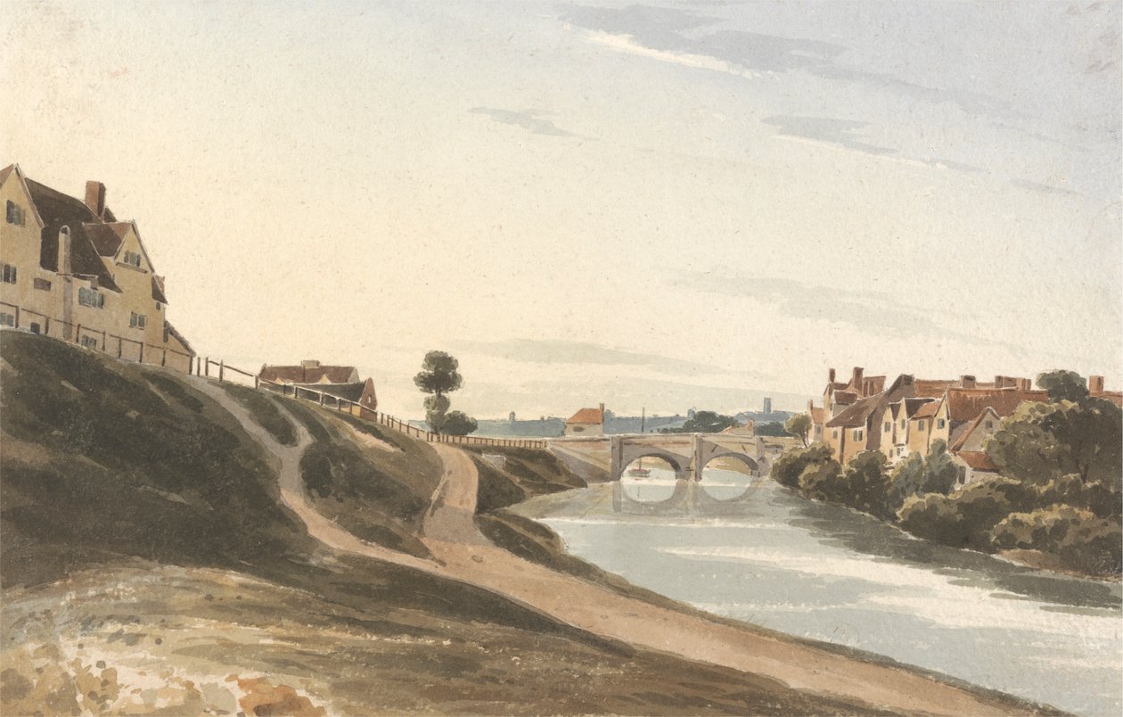 Biskupský most, Norwich od James Pattison Cockburn