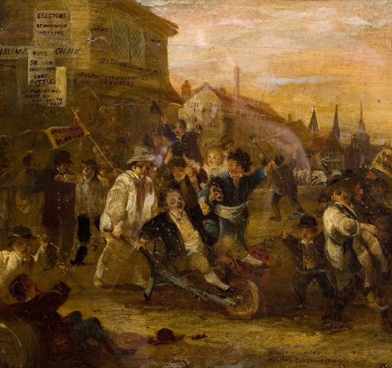 Volební nepokoje v Coventry, 1861 od James Pollard