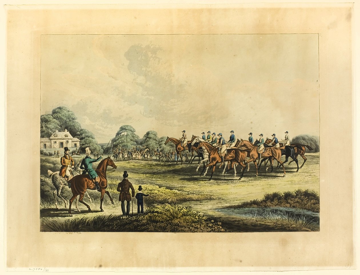 Saint Albans Grand Steeple Chase od James Pollard
