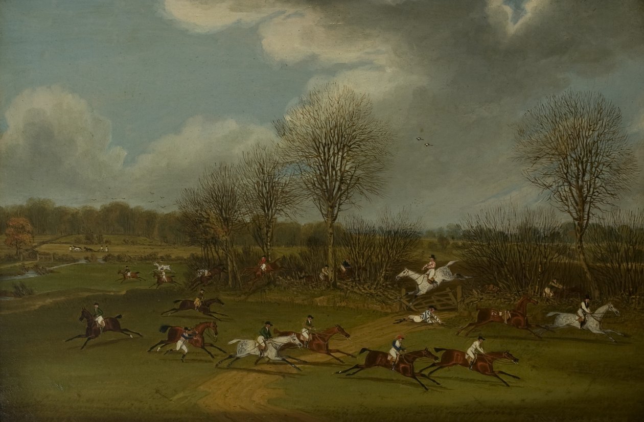 Velká steeplechase St Albans z 8. března 1832, 1832-33 od James Pollard
