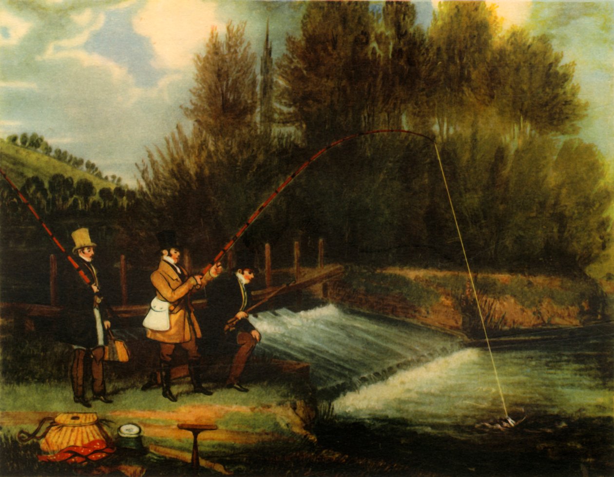 „Trollování pro štiku v řece Lea“, 1831, 1941. od James Pollard