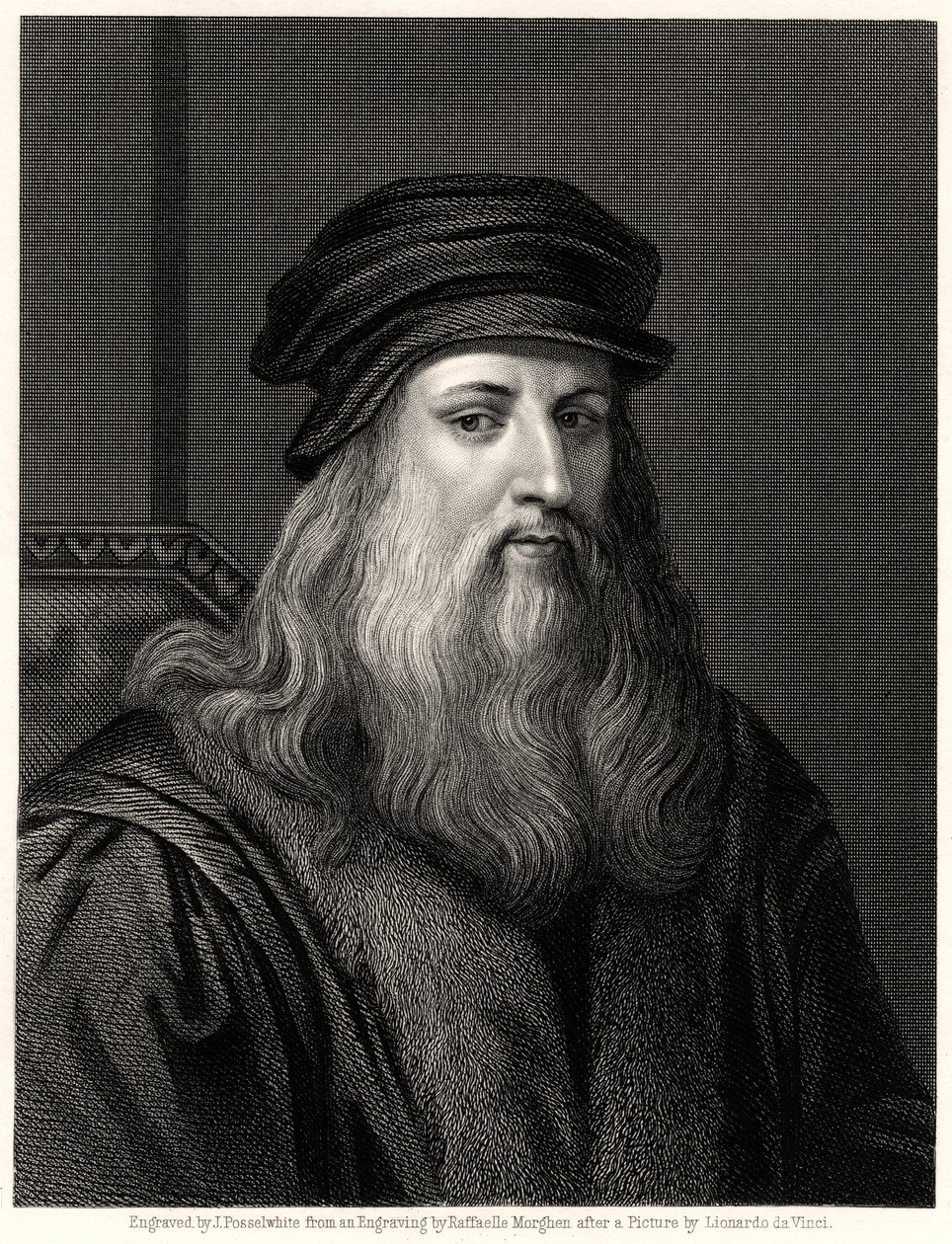 Leonardo da Vinci, 19. století od James Posselwhite