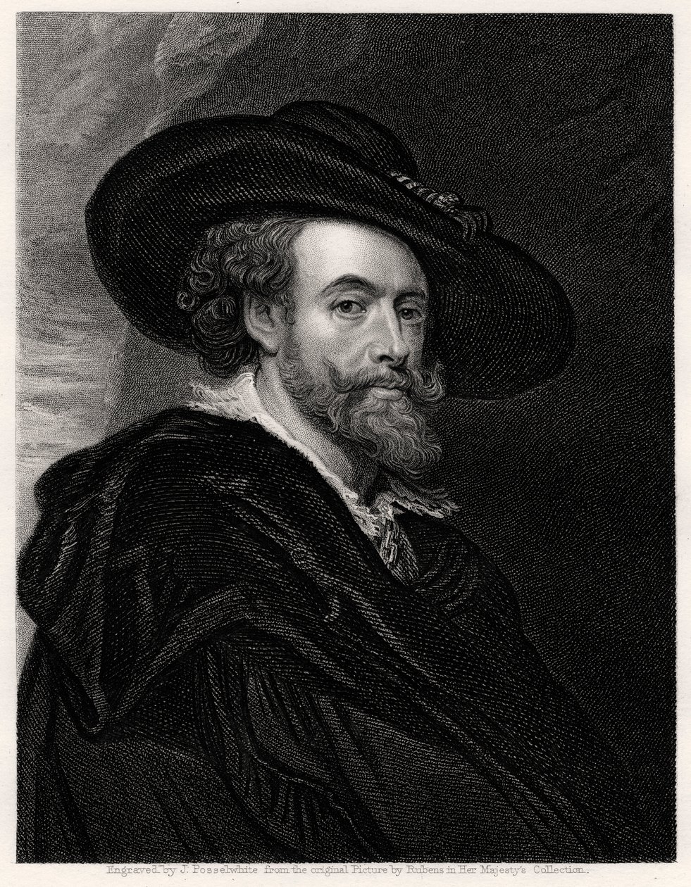 Peter Paul Rubens, vlámský umělec, 19. století od James Posselwhite