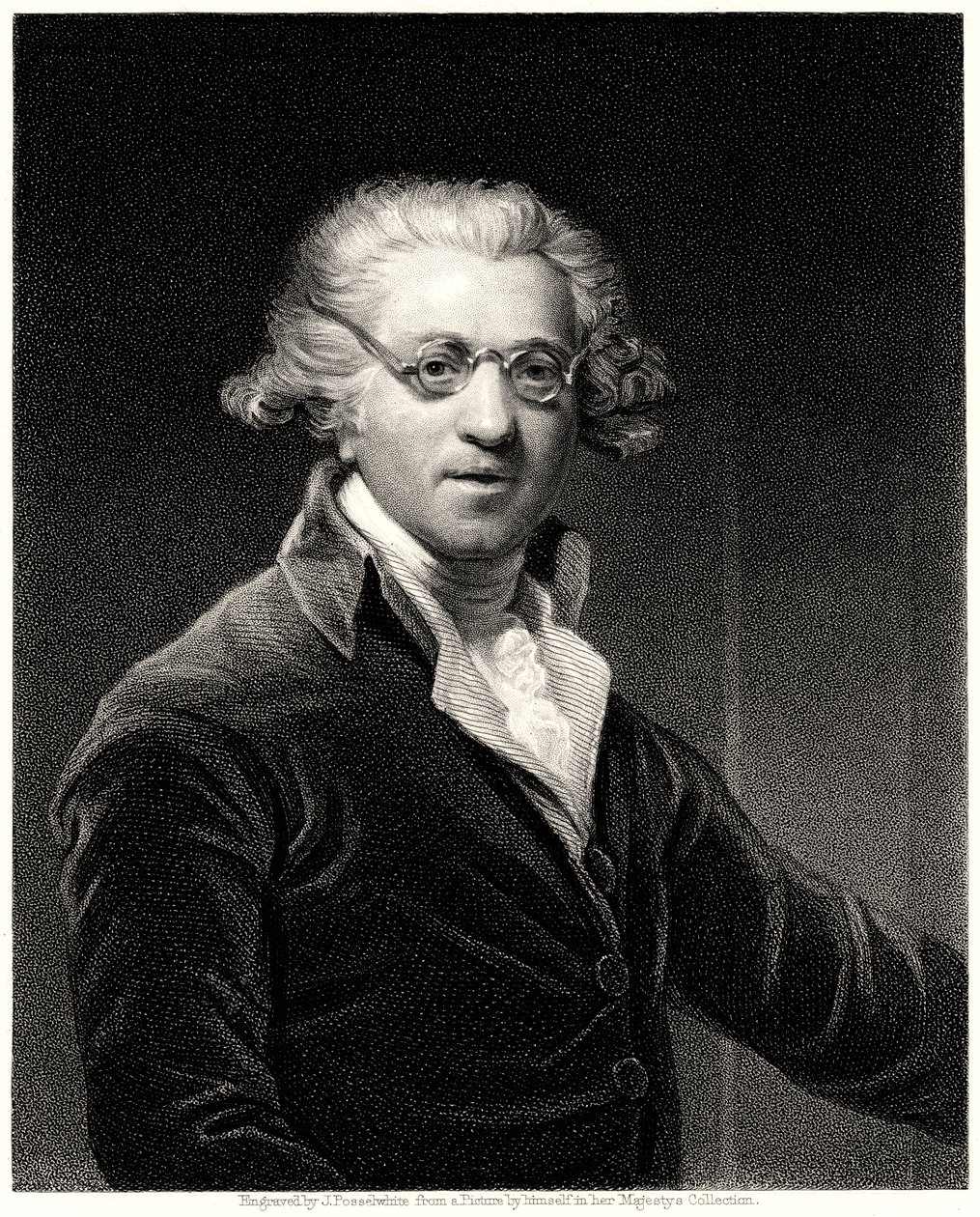 Sir Joshua Reynolds, 19. století od James Posselwhite