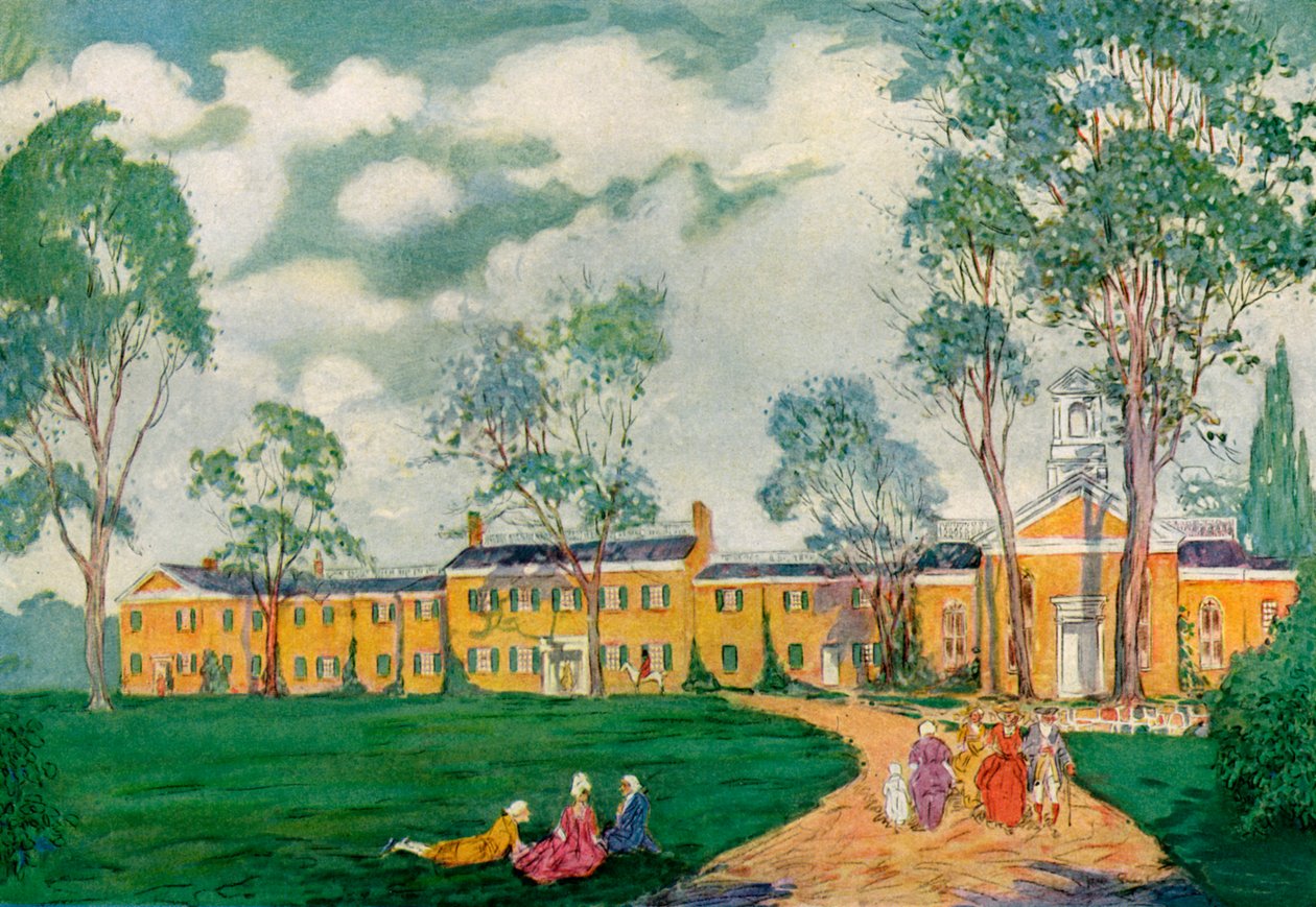 Doughoregan Manor, poblíž Ellicott City, Maryland, USA, c18. století 1921. od James Preston