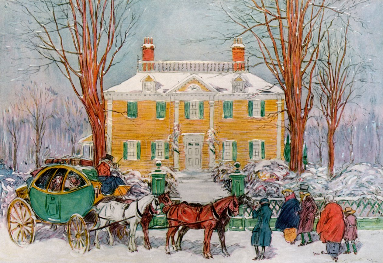 Longfellow House, Cambridge, Massachusetts, USA, 18. století 1921. od James Preston