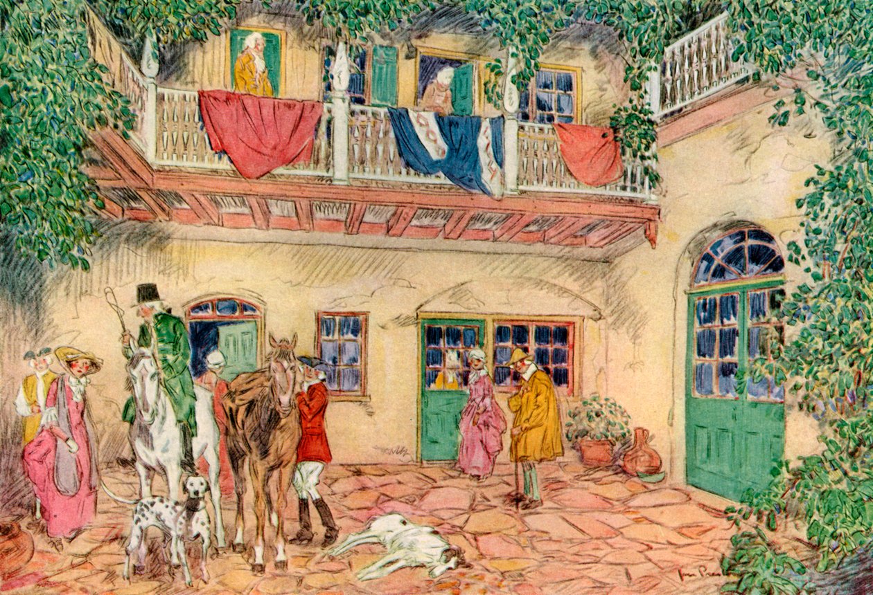 The Haunted House, New Orleans, Louisiana, USA, 18. století 1921. od James Preston