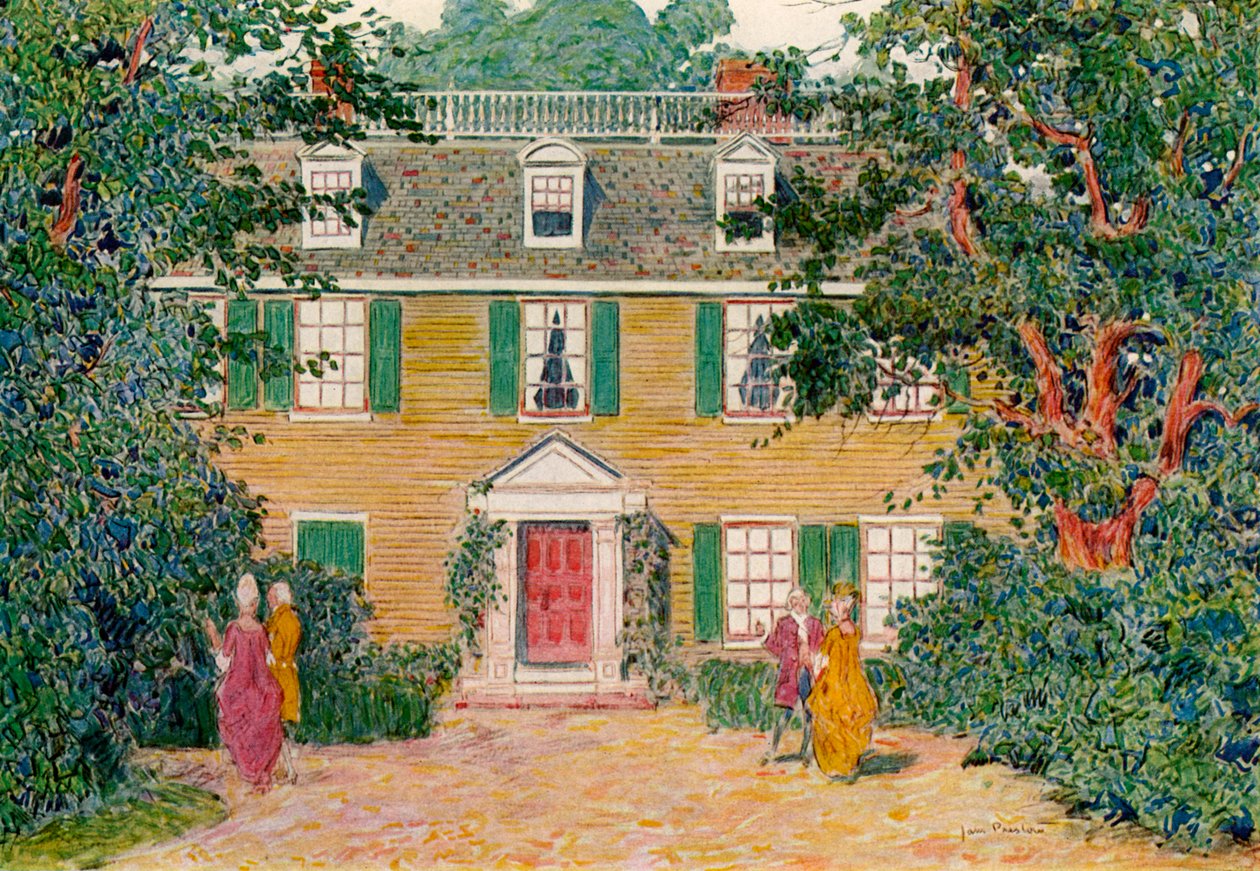 Quincy House, Nová Anglie, USA, c18. století 1921. od James Preston