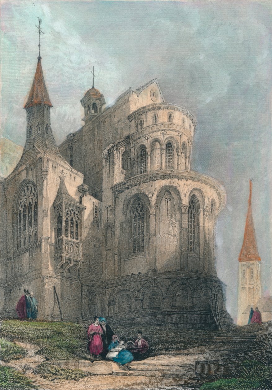 Kostel sv. Marie. Kolín nad Rýnem, 1834 od James Redaway